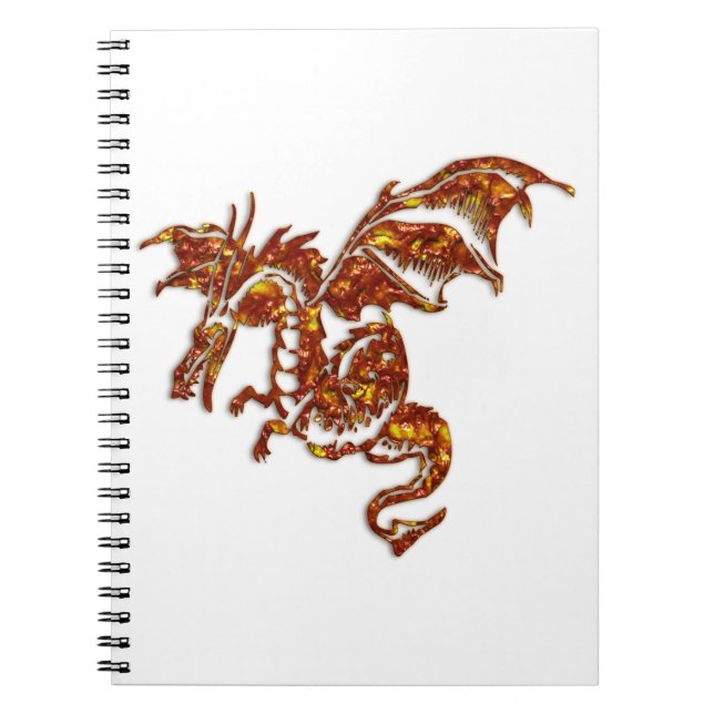 Flaming Dragon Notebook (Front)