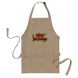 Flaming Fire Hazard Standard Apron