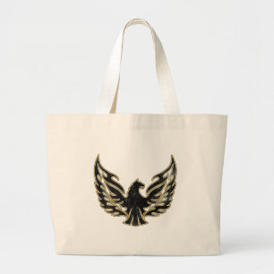 Flaming Firebird Large Tote Bag