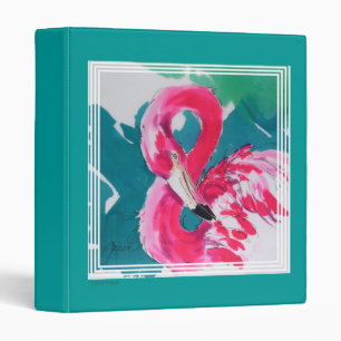 Flaming Flamingo Art Print Photo Album Binder