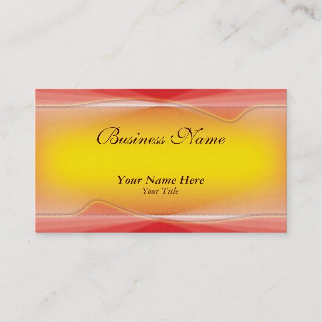 flaming floral business card (Front)