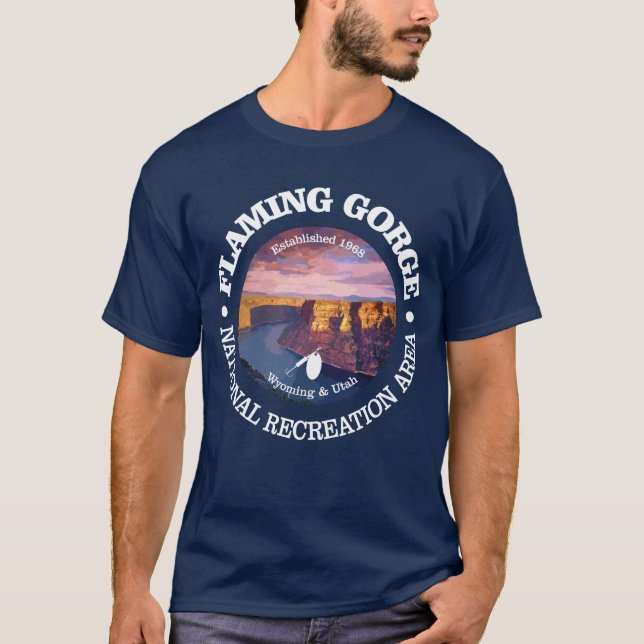 Flaming Gorge NRA (rd) T-Shirt (Front)