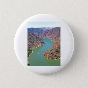 Flaming Gorge Reservoir (Red Rock Canyon) 2 Inch Round Button