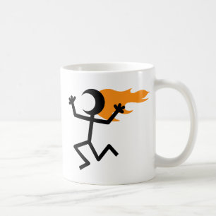 Flaming Head Coffee Mug