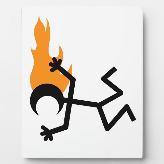 Flaming Head Plaque (Front)