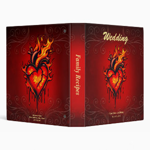 Flaming heart binder