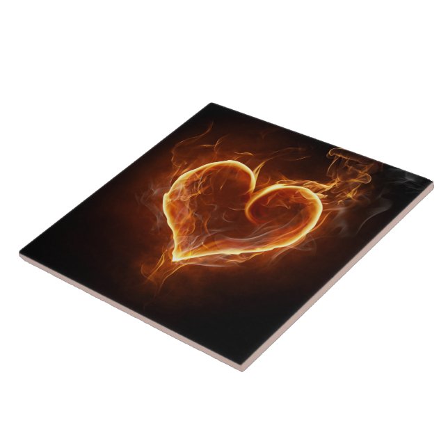 Flaming Heart Tile (Side)