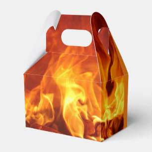 FLAMING HOT FIRE FAVOR BOX