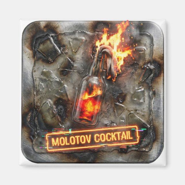 Flaming Inferno Shot Magnet (Front)