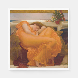 Flaming June (by Frederic Leighton) Napkin
