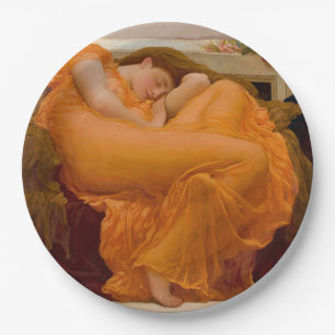 Flaming June (by Frederic Leighton) Paper Plate