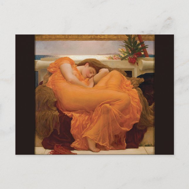 Flaming June by Frederic Leighton Postcard (Front)