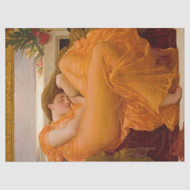 Flaming June (by Frederic Leighton) Tissue Paper (Front)