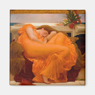 Flaming June by Frederic Lord Leighton 1830 Magnet
