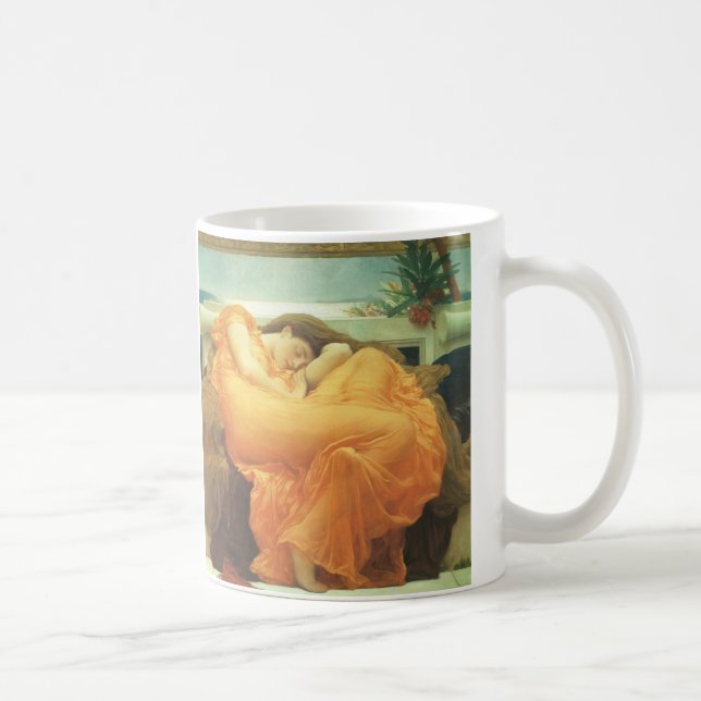 Flaming June by Lord Frederic Leighton Coffee Mug (Right)