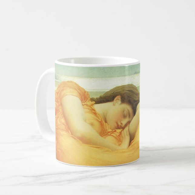 Flaming June by Lord Frederic Leighton Coffee Mug (Front Left)