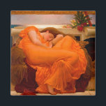 Flaming June by Lord Frederic Leighton Magnet<br><div class="desc">Lord Frederic Leighton - Flaming June, 1895. Frederic Leighton, 1st Baron Leighton, known as Sir Frederic Leighton between 1878 and 1896, was a British painter, draughtsman, and sculptor. His works depicted historical, biblical, and classical subject matter in an academic style</div>