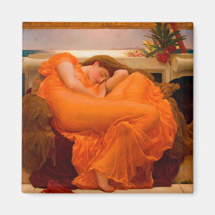 Flaming June by Lord Frederic Leighton Magnet