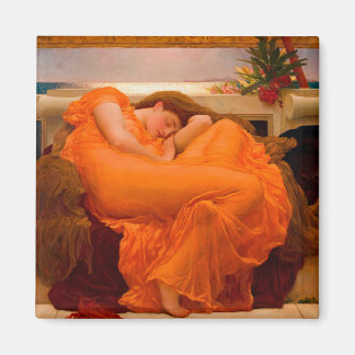 Flaming June by Lord Frederic Leighton Magnet