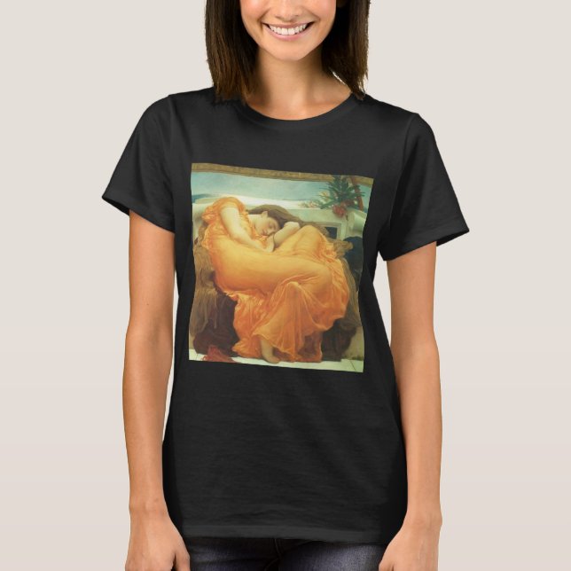 Flaming June by Lord Frederic Leighton T-Shirt (Front)