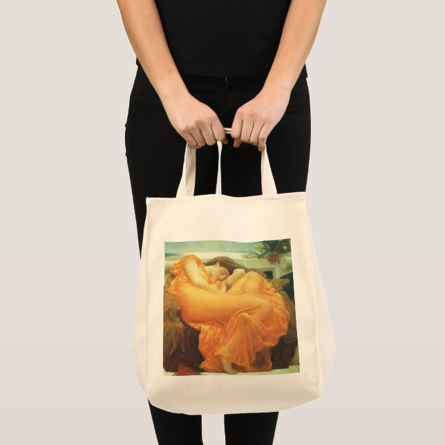Flaming June by Lord Frederic Leighton Tote Bag (Front (Product))