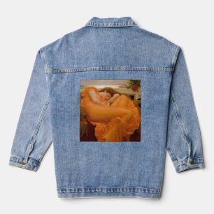 Flaming June by  Sir Frederic Leighton Denim Jacket