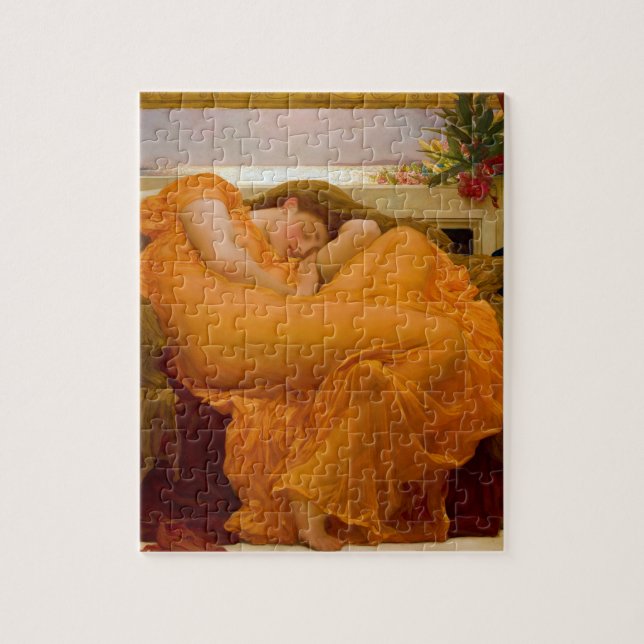 Flaming June by Sir Frederic Leighton Jigsaw Puzzle (Vertical)
