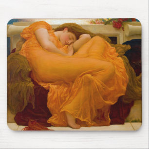 Flaming June by Sir Frederic Leighton Mouse Pad