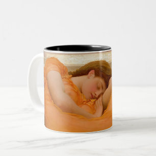 Flaming June by Sir Frederic Leighton Vintage  Two-Tone Coffee Mug