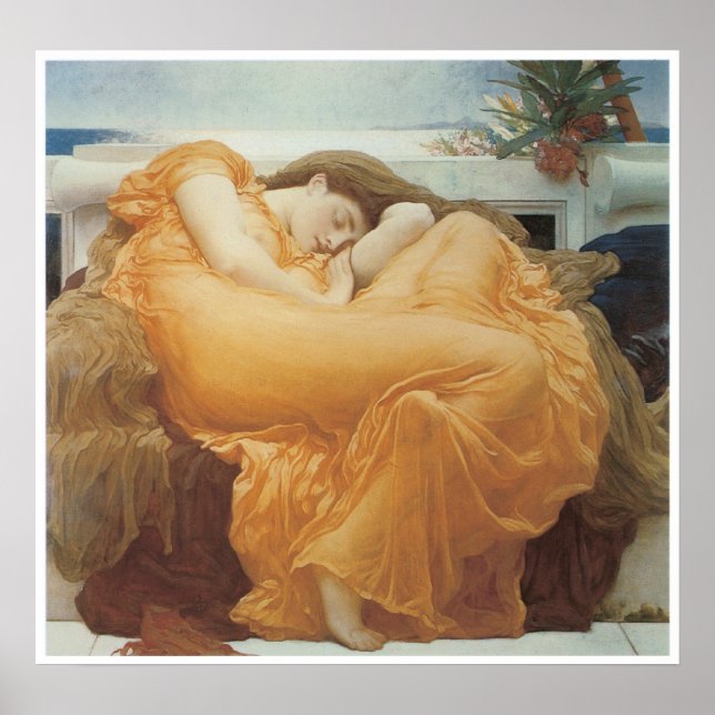 Flaming June, c. 1895 Lord Frederic Leighton Poster (Front)