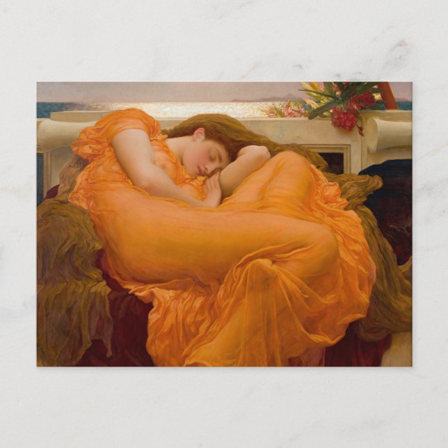 Flaming June - Frederic Lord Leighton Postcard (Front)