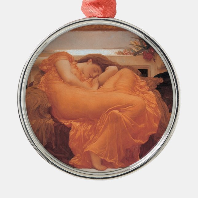 Flaming June Metal Ornament (Front)