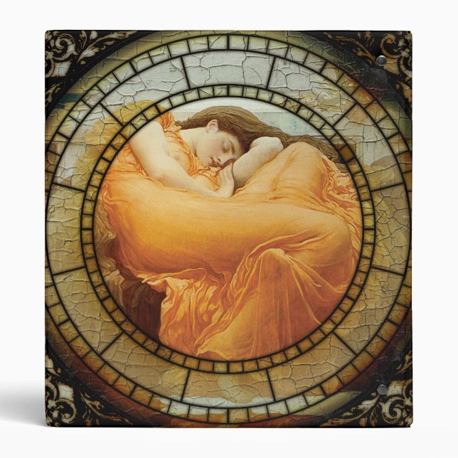 Flaming June Motif Binder (Back)
