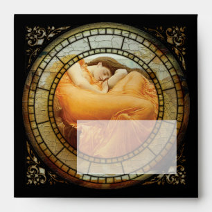 Flaming June Motif Square Envelopes