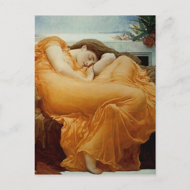 Flaming June Postcard (Front)