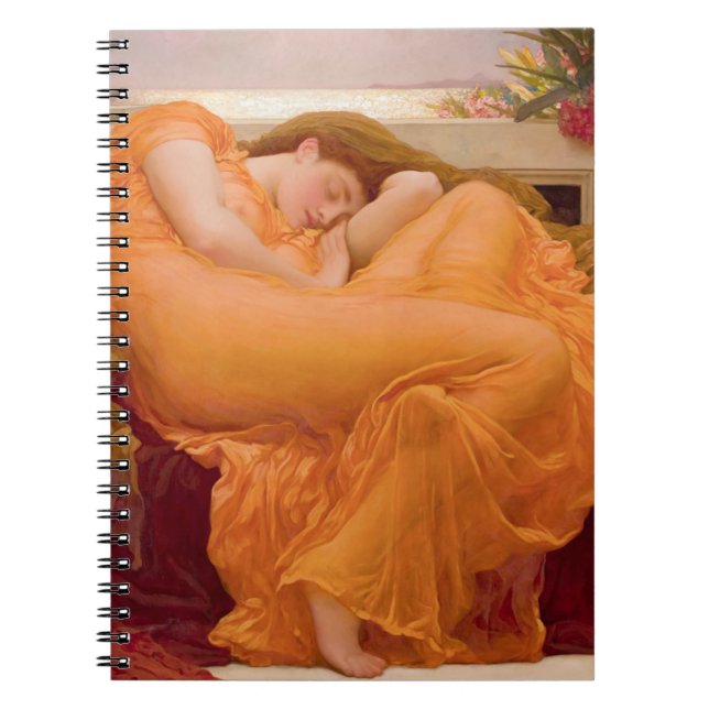 Flaming June Vintage Notebook (Front)