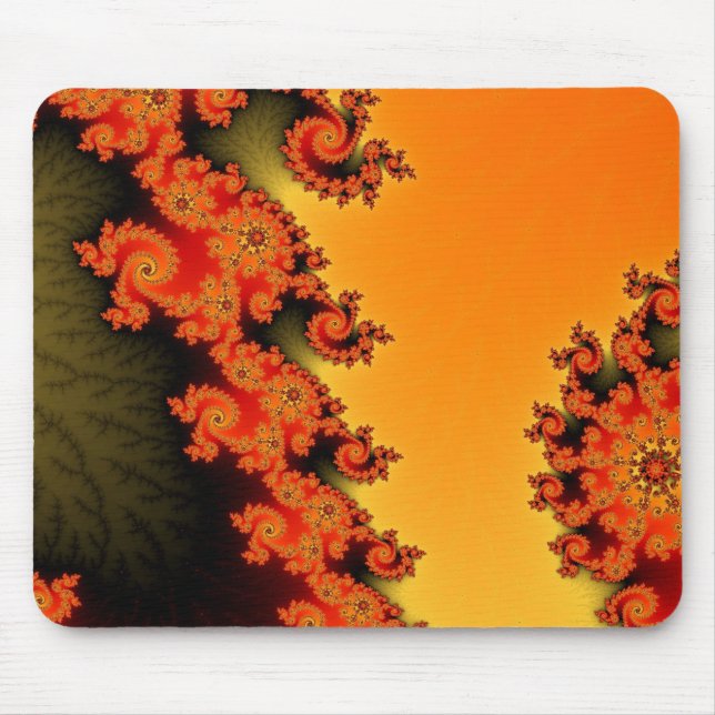 Flaming Lines Mousepad (Front)