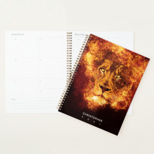 Flaming Lion Named Planner