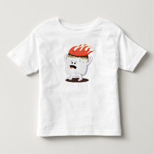 Flaming Marshmallow Toddler T-shirt