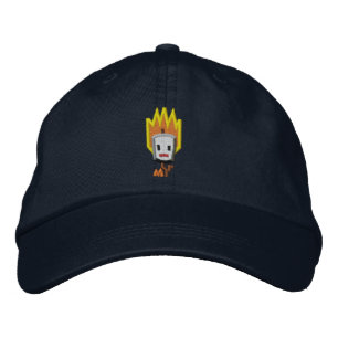Flaming Mattson Marshmallow Embroidered Hat