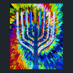 FLAMING MENORAH POSTER<br><div class="desc">FRACTAL ART TO ENJOY ART BY AES STAPLE</div>