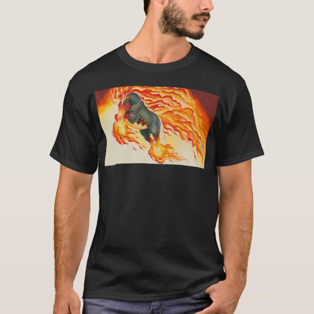 Flaming Nightmare T-Shirt (Front)