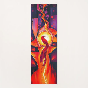 Flaming Phoenix Yoga Mat