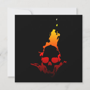 Flaming Skull