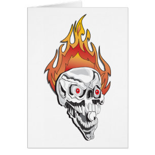 Flaming Skull