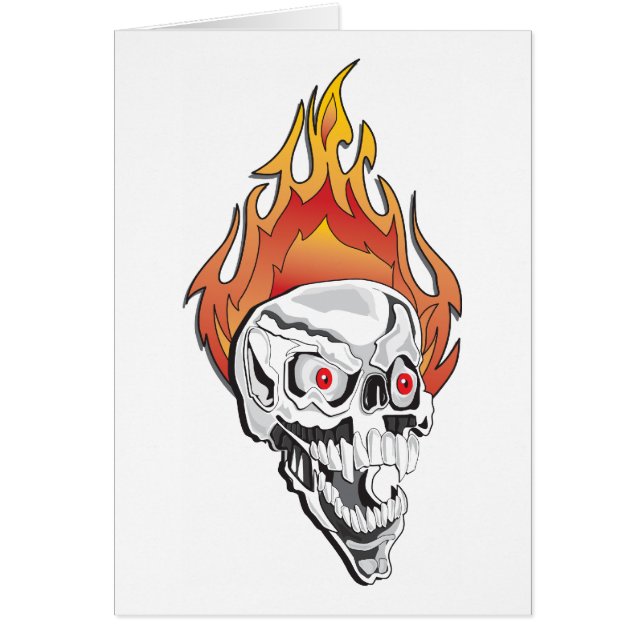 Flaming Skull (Front)