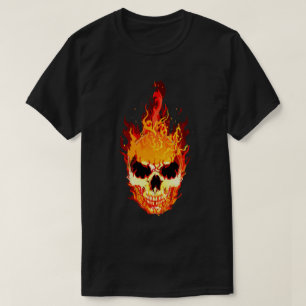 Flaming Skull T-Shirt
