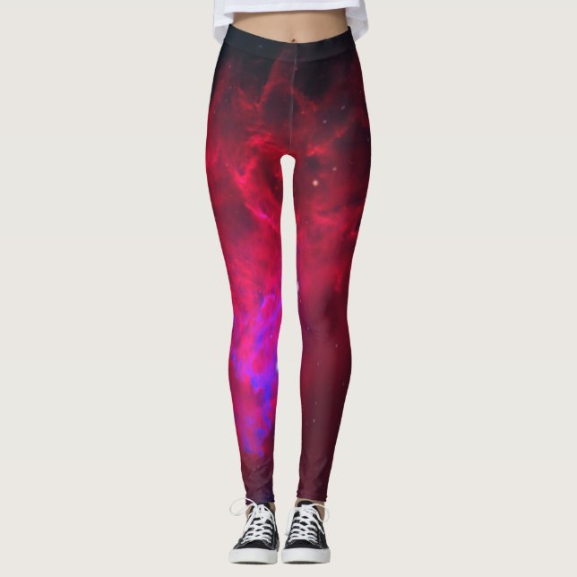 Flaming Star Nebula Leggings (Front)