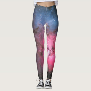 Flaming Star Nebula Leggings