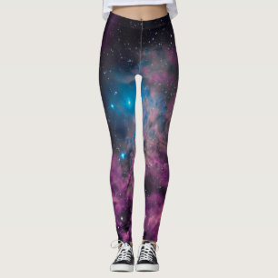 Flaming Star Nebula Leggings